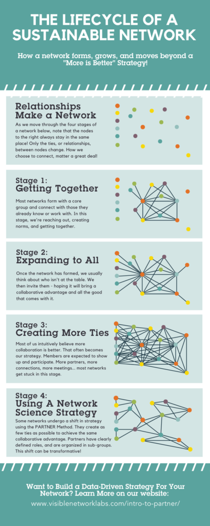 Life Cycle of a Sustainable Network